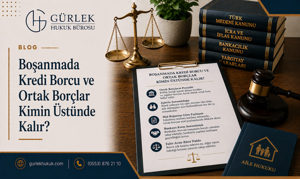 Boşanmada Kredi Borcu ve Ortak Borçlar Kimin Üstünde Kalır?